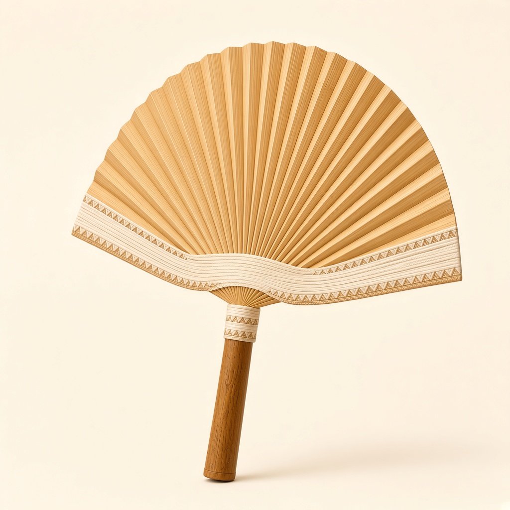 Bamboo hand fan