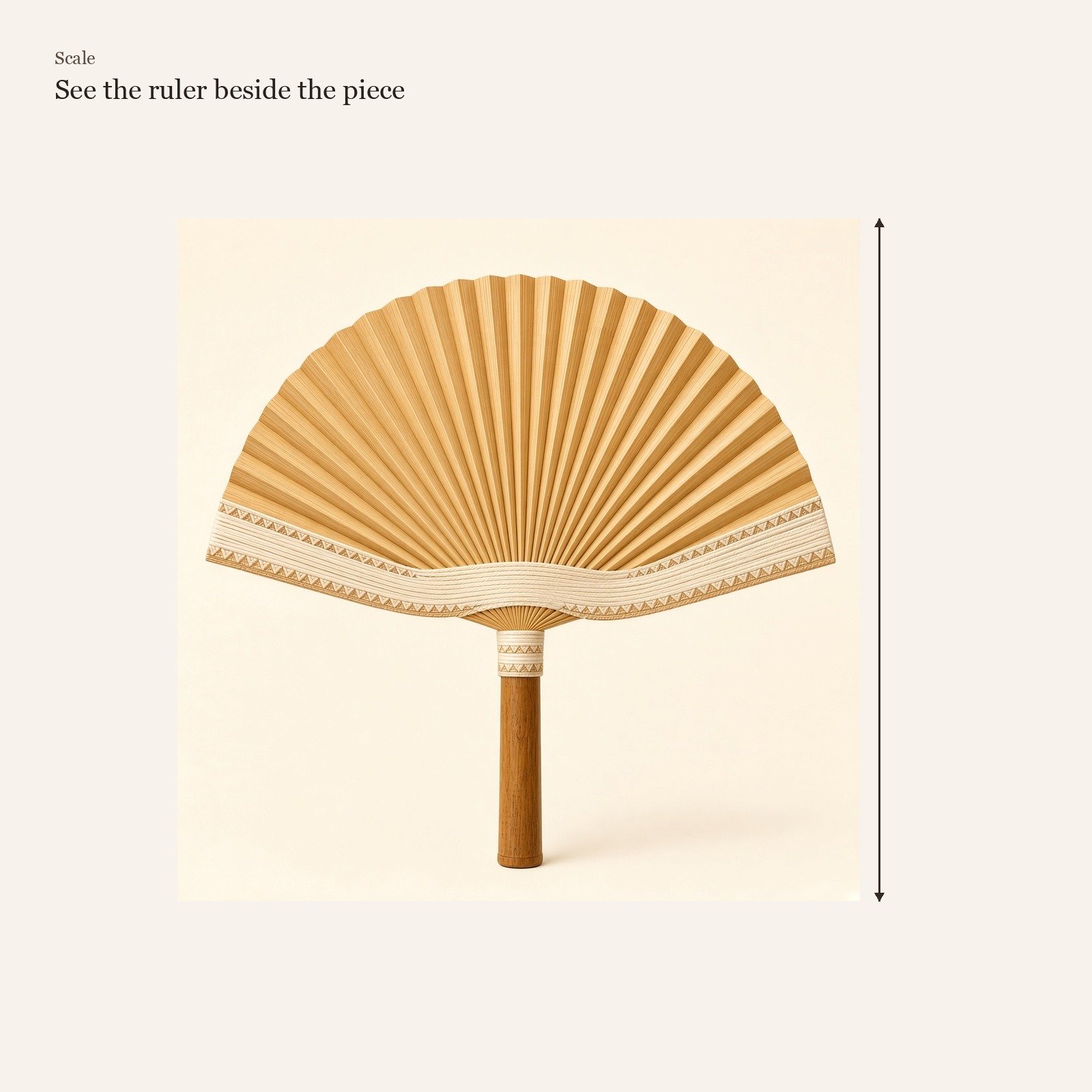 Bamboo hand fan