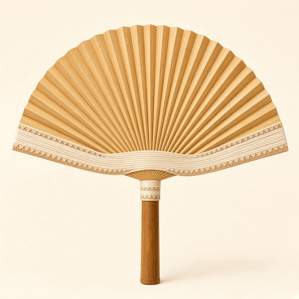 Bamboo hand fan