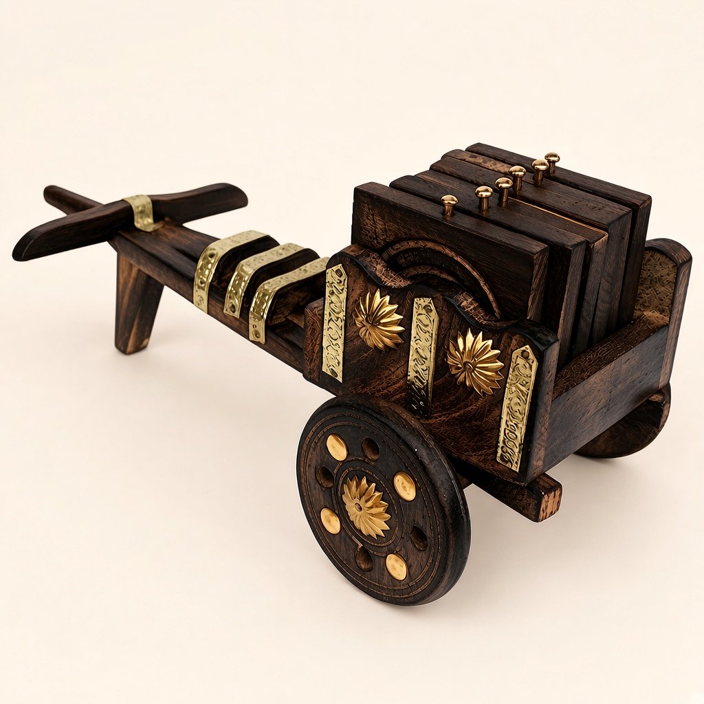 Bullock cart coaster set