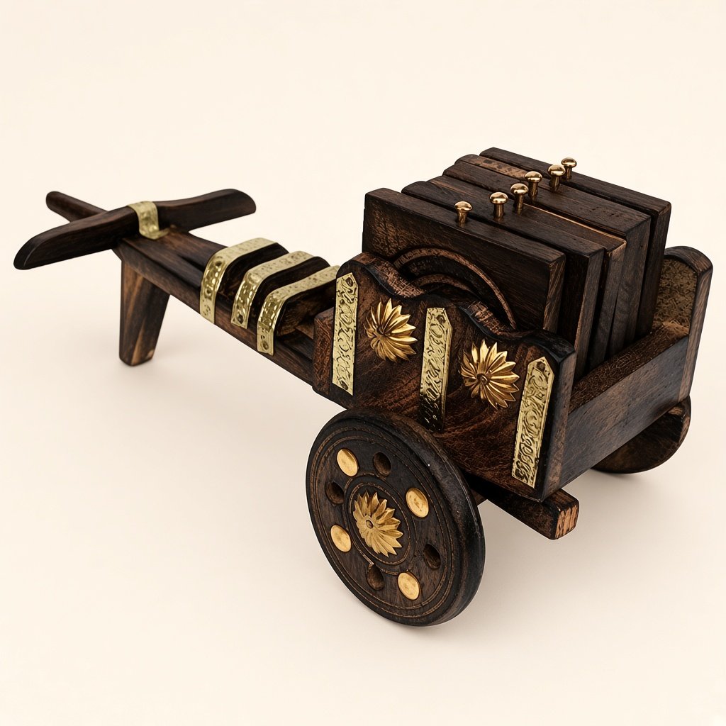 Bullock cart coaster set