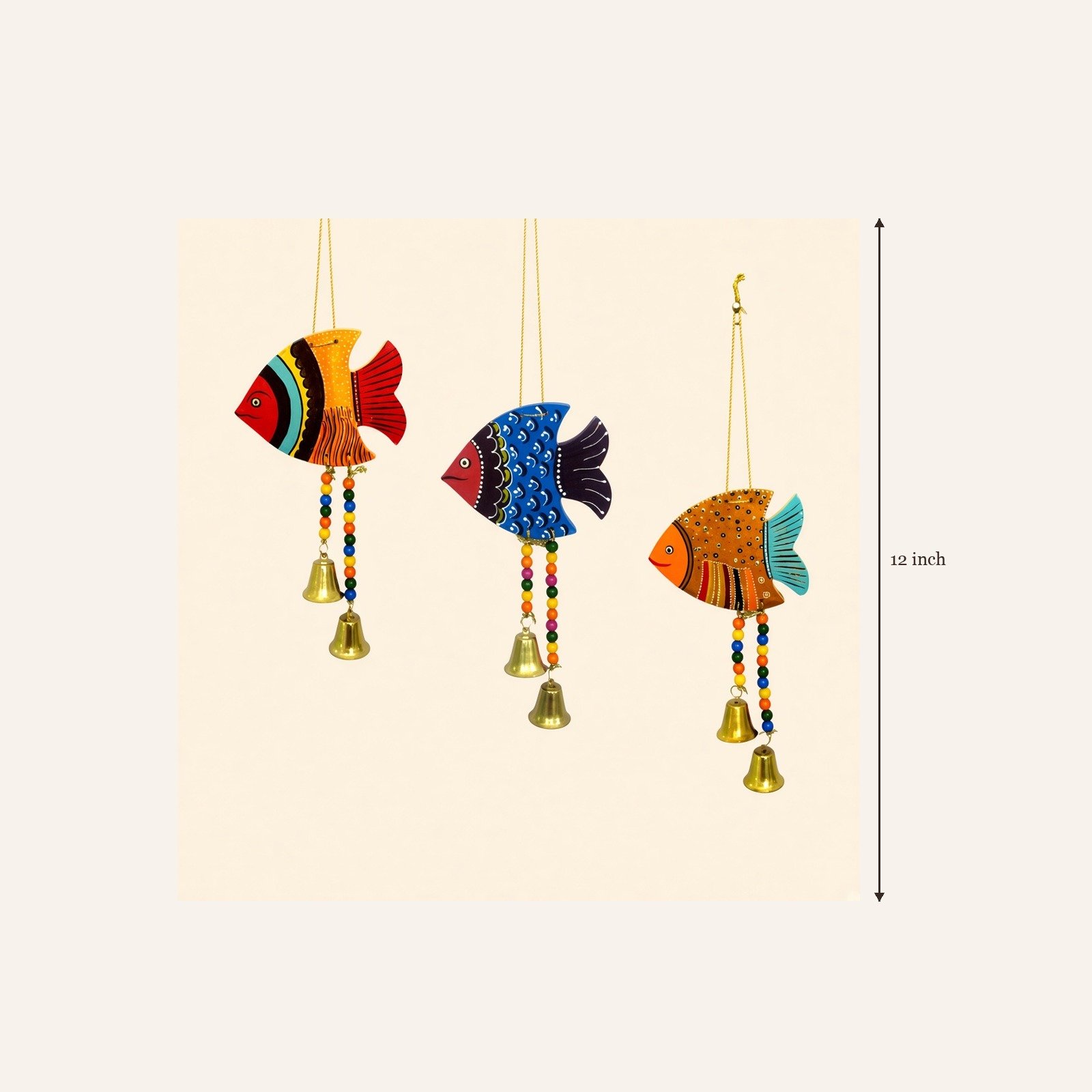 Fish door hanging, set of 3
