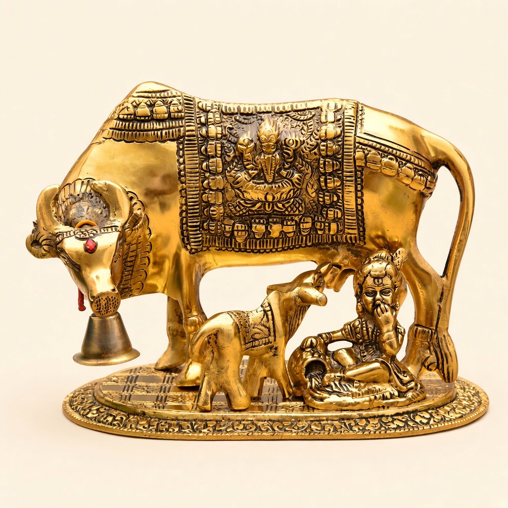 Kamdhenu cow and calf
