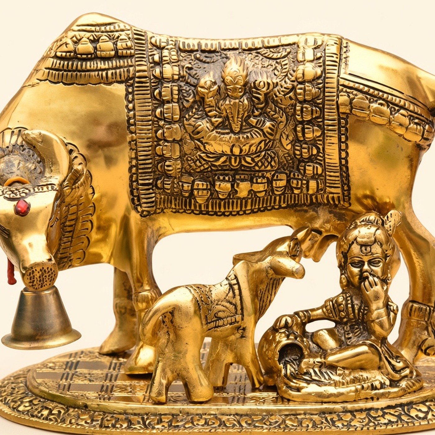 Kamdhenu cow and calf