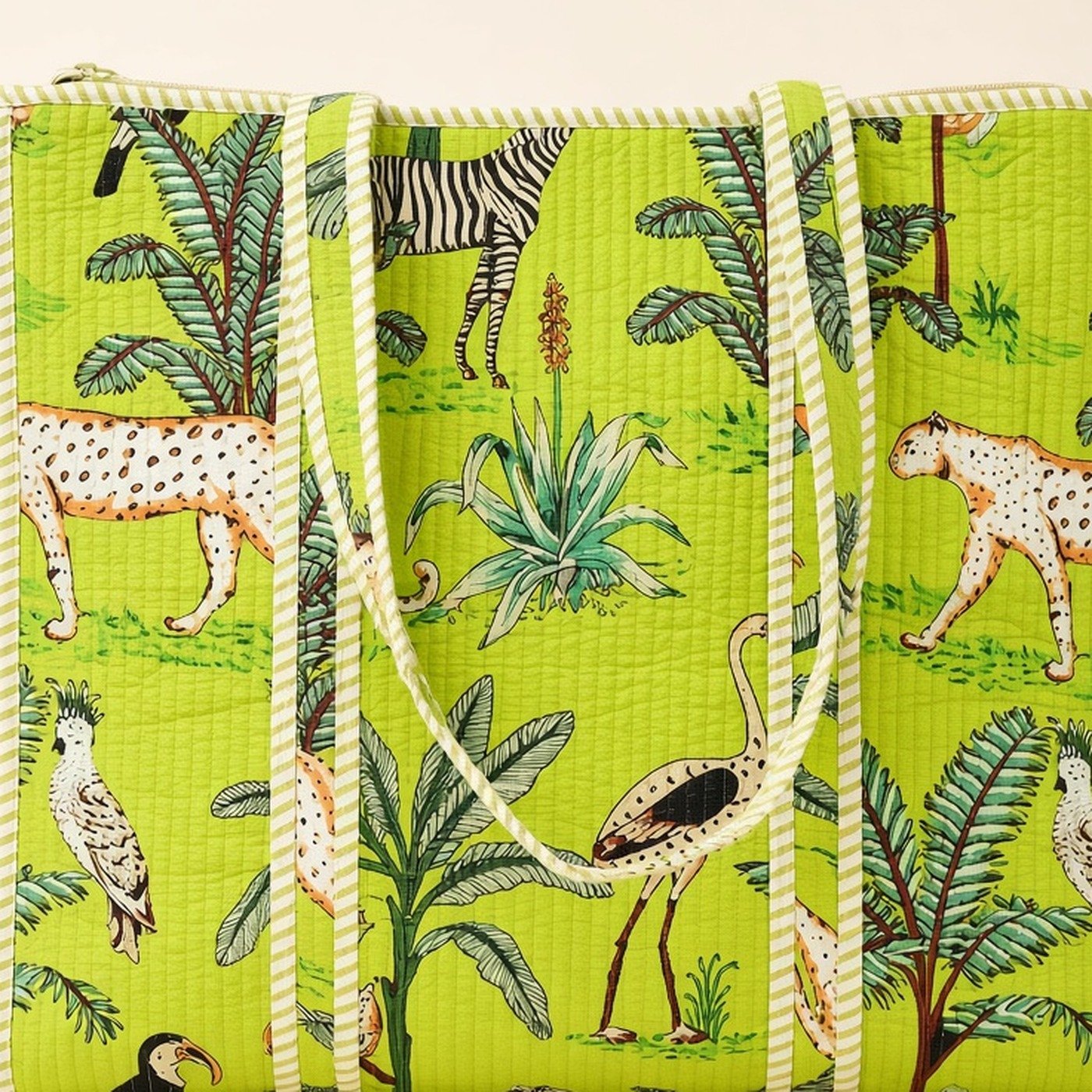 Lime Savanna Tote