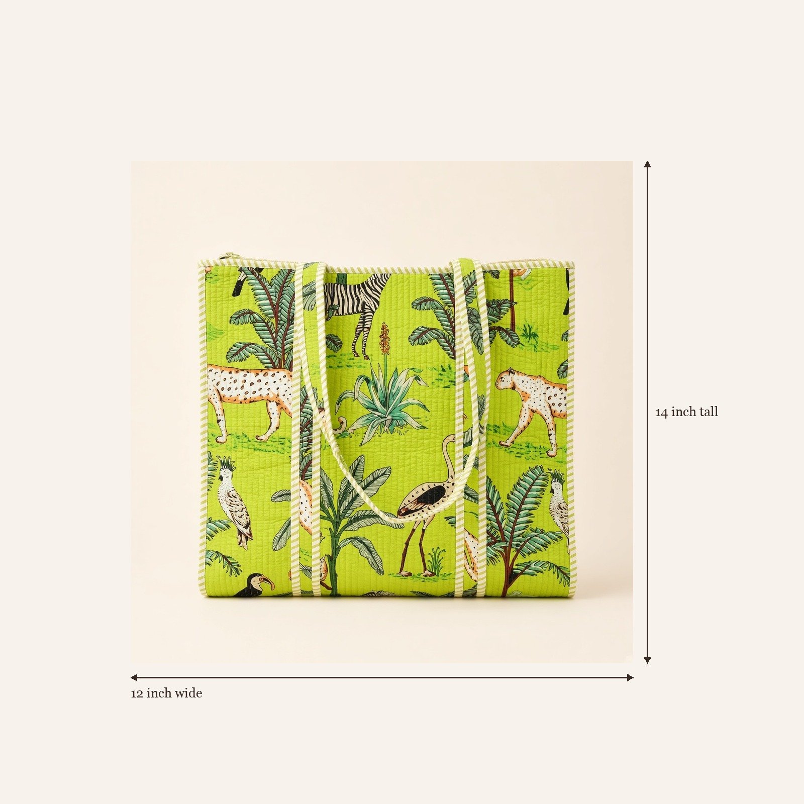 Lime Savanna Tote