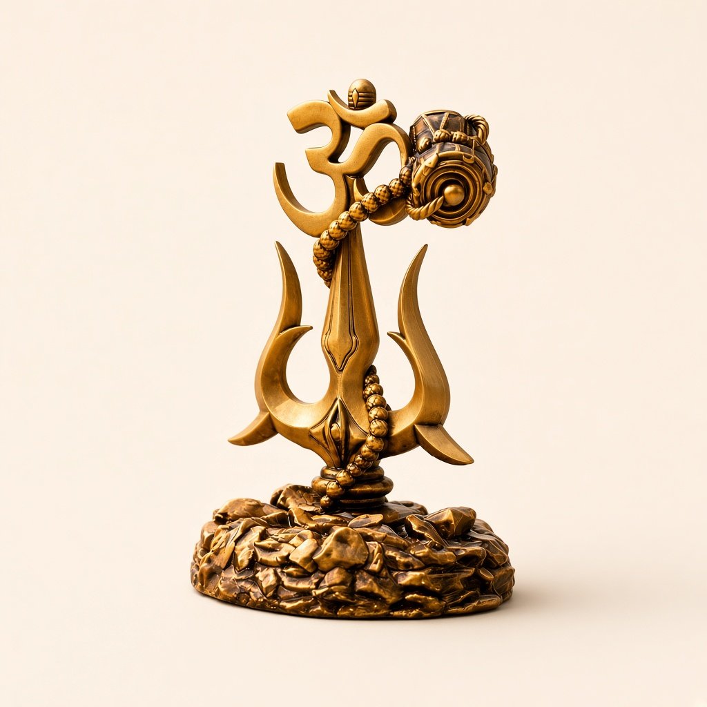 Lord Shiva Trishul with Damru