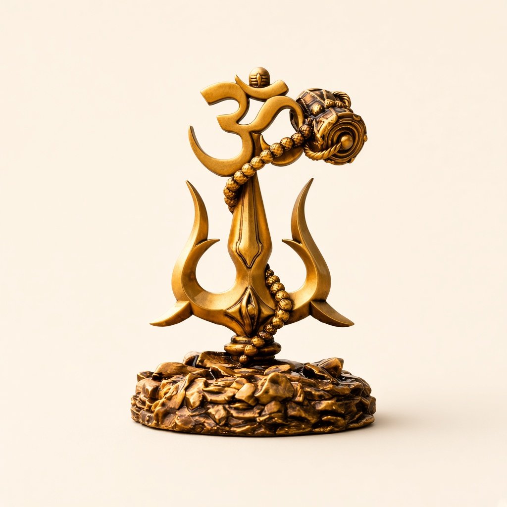 Lord Shiva Trishul with Damru