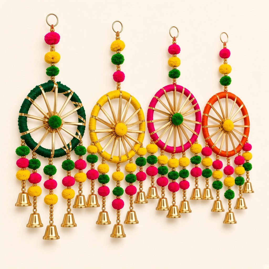 Pom pom bell hanging