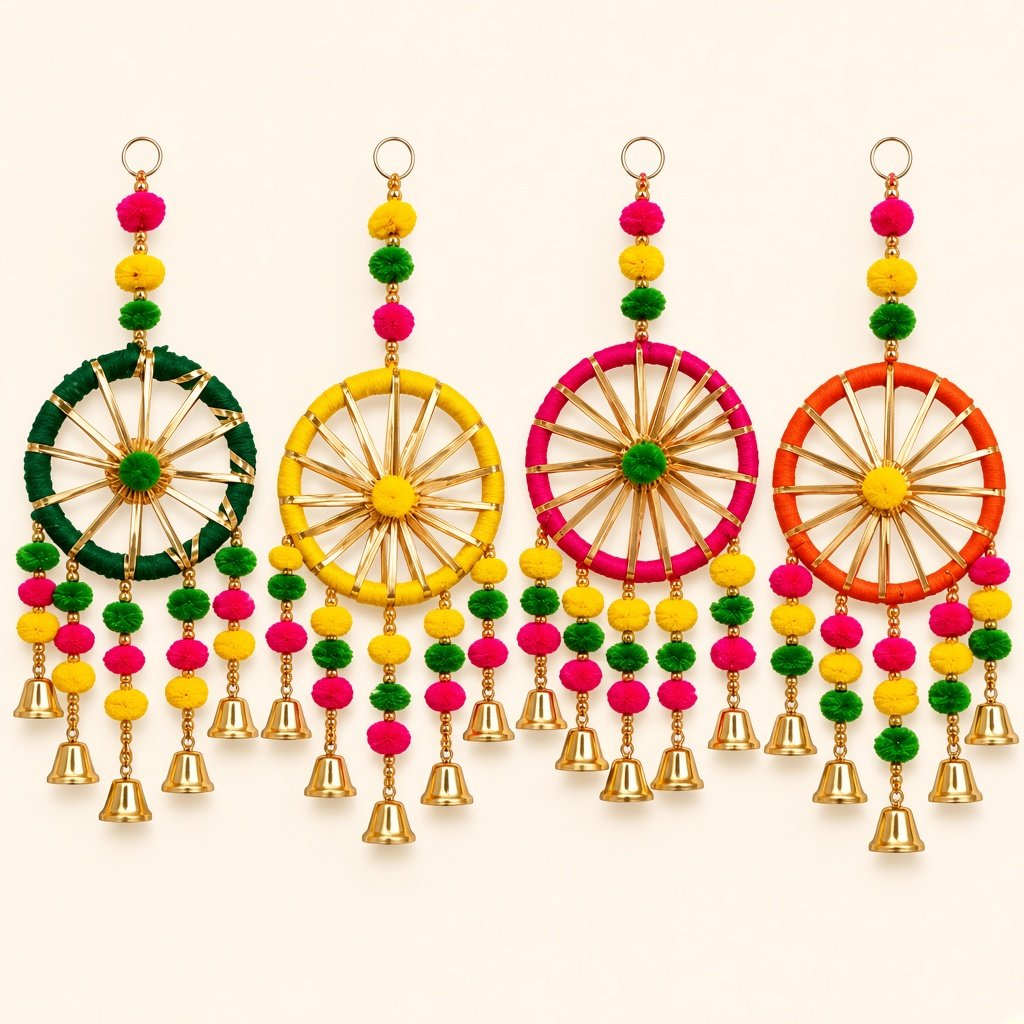 Pom pom bell hanging