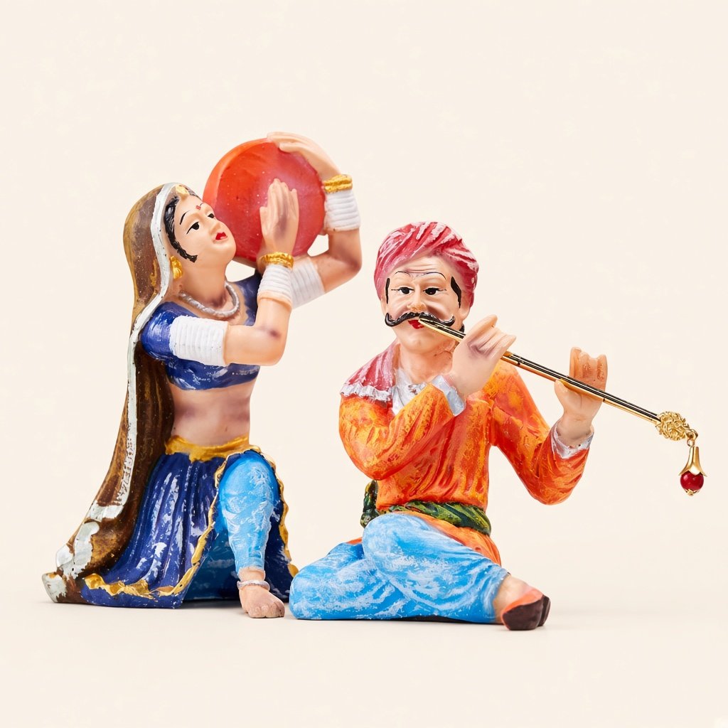 Resin musical couple