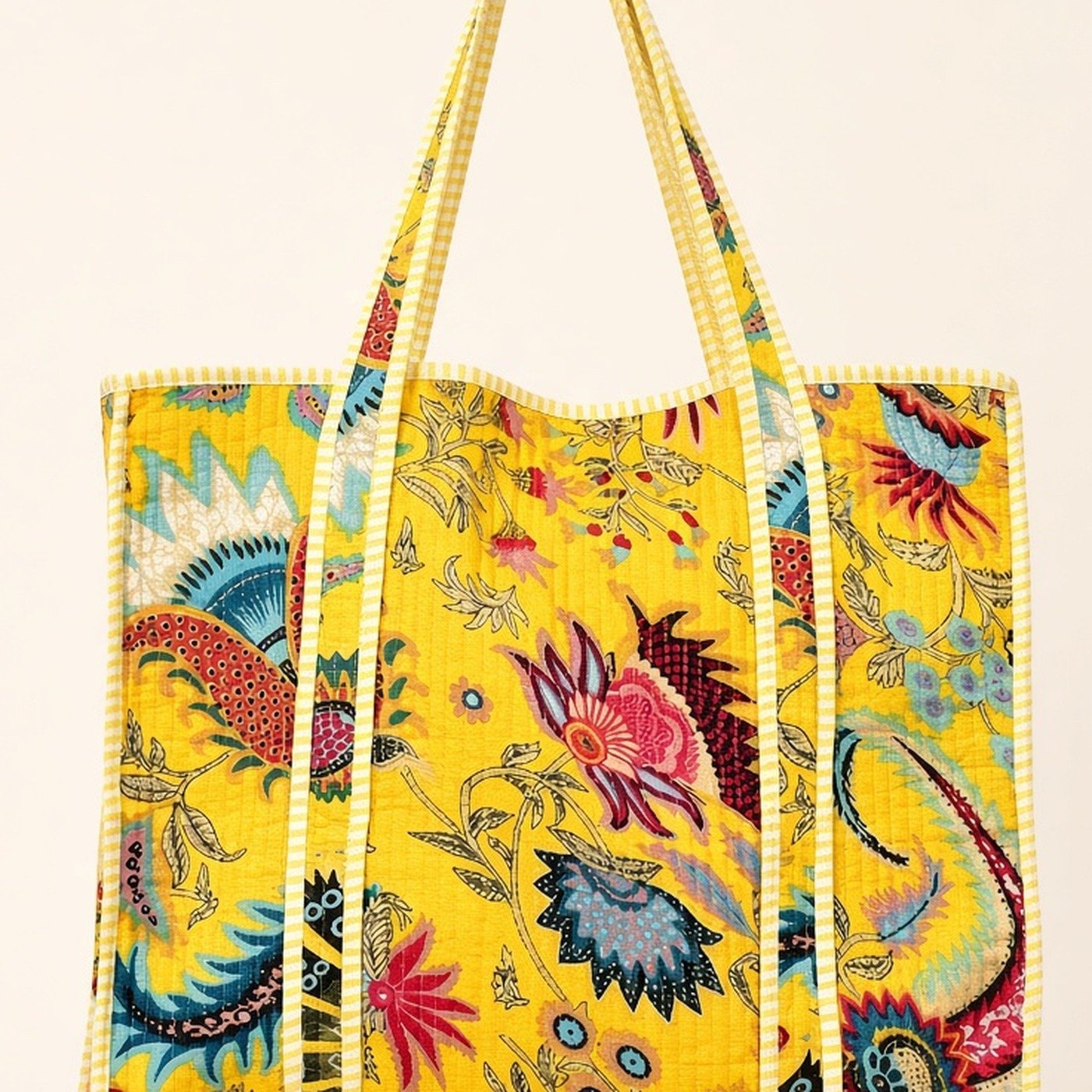 Saffron Kalamkari Tote