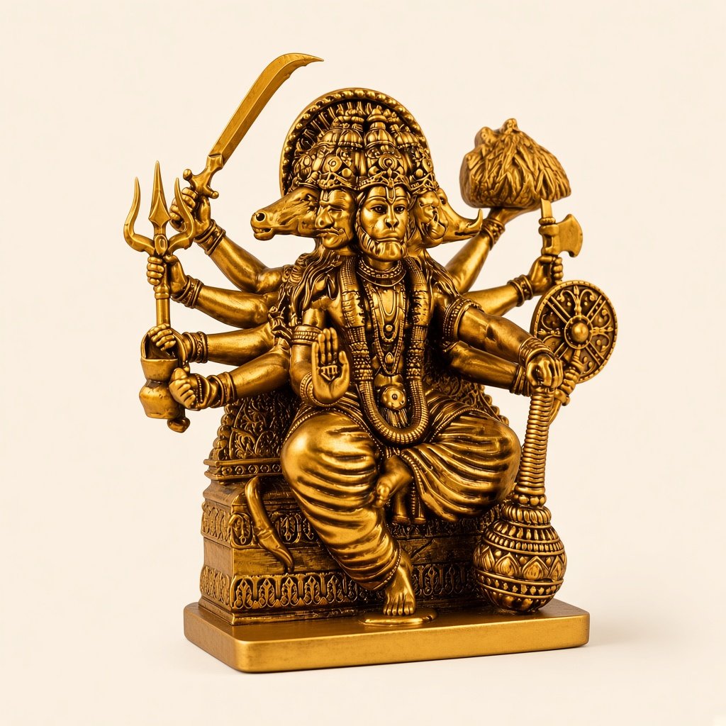 Sitting Panchmukhi Hanuman