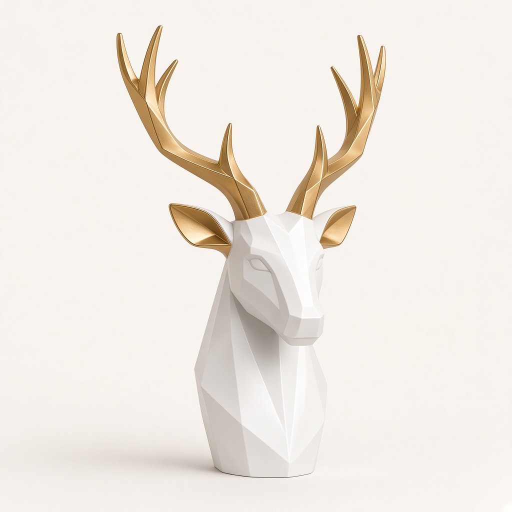 Modern Stag Head