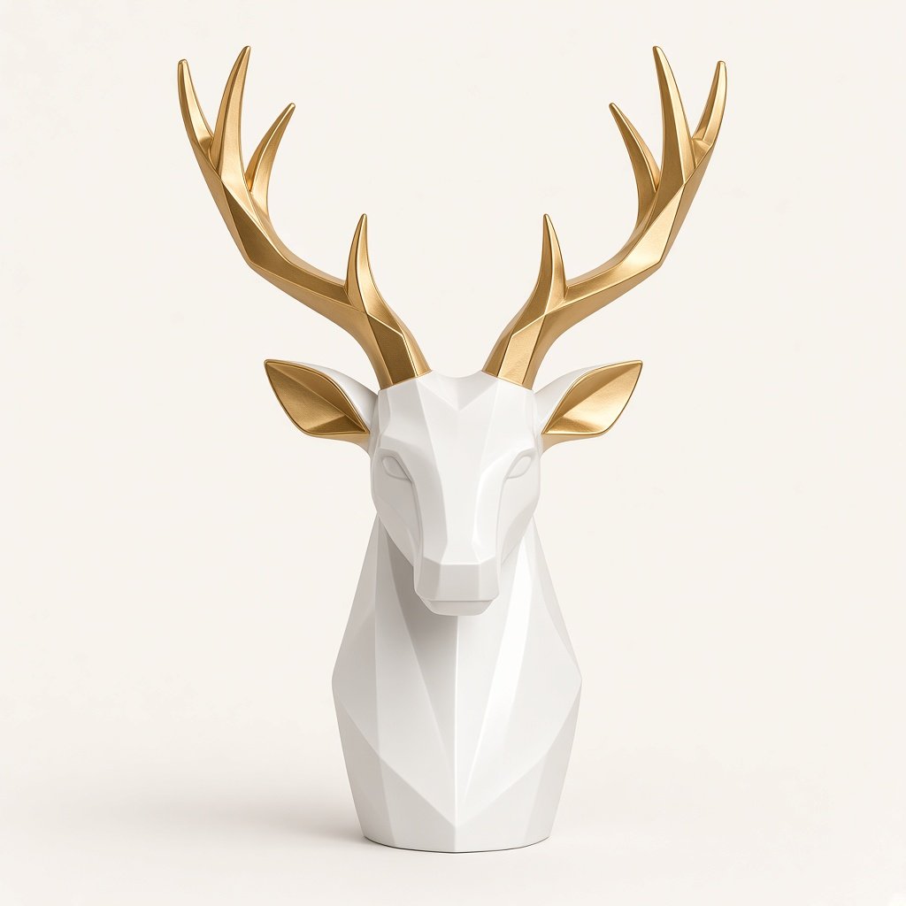 Modern Stag Head