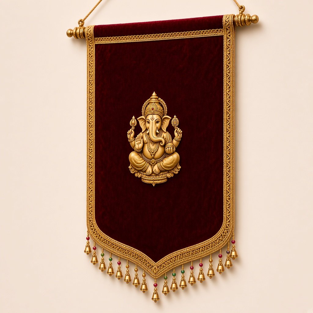 Velvet Ganesha toran